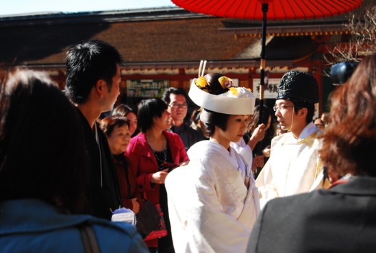 偶遇傳統的日本婚禮