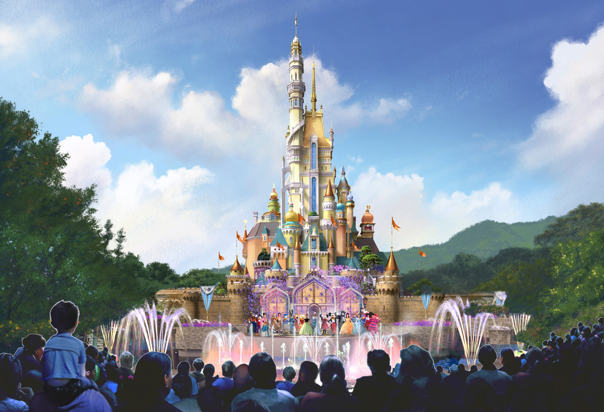 融合不同文化的迪士尼公主故事！香港迪士尼全新城堡概念圖出爐