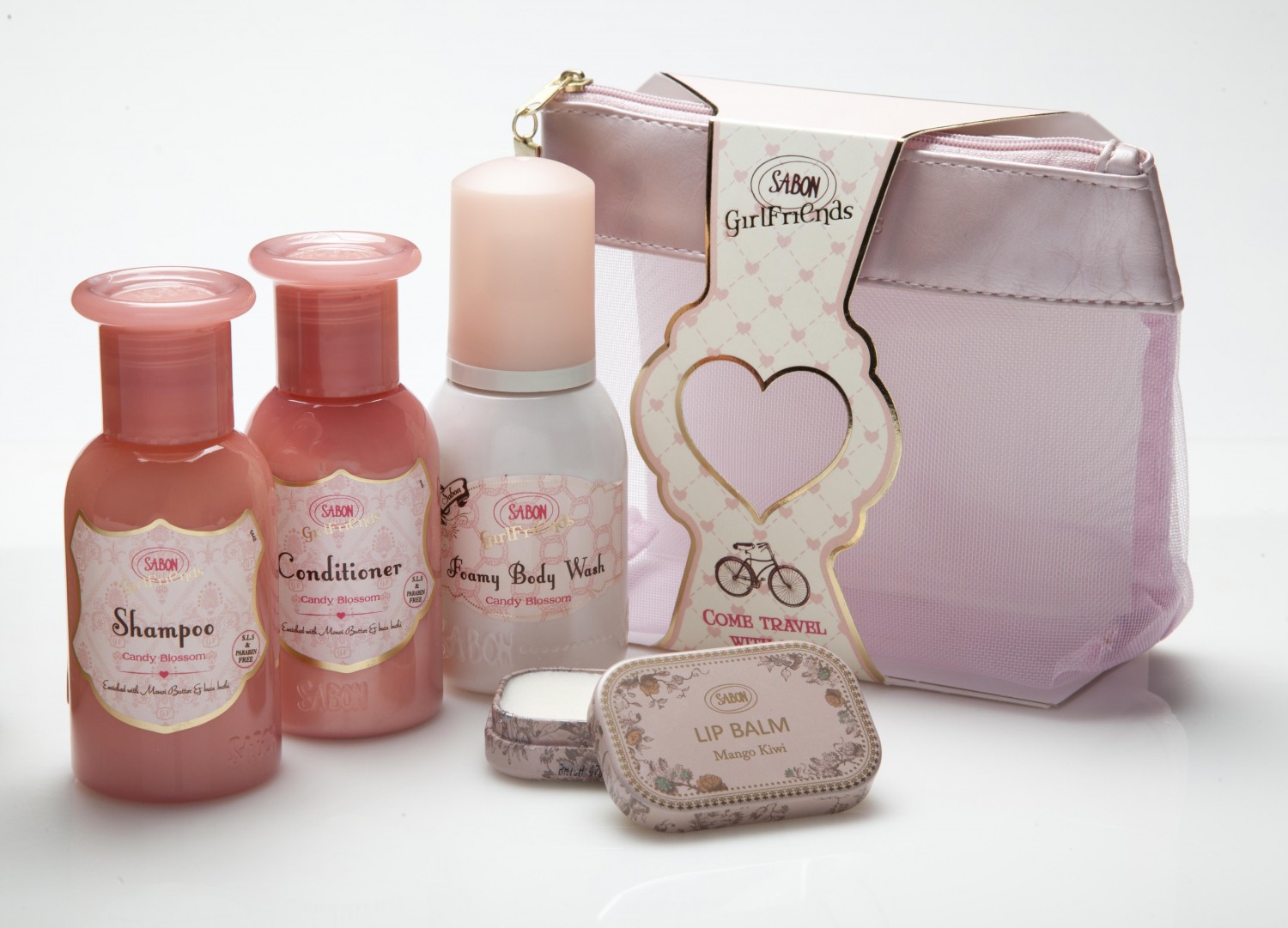 SABON 甜蜜花香限量旅行套裝 Candy Blossom Travel Kit HK$295