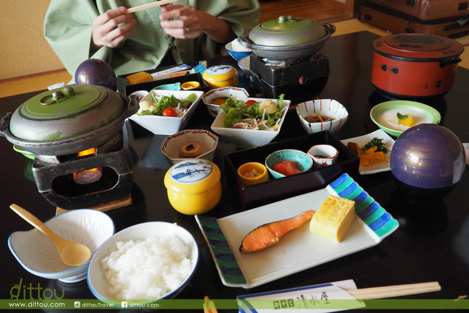 【登別住宿】早餐和晚餐也享受部屋食 - 御やど清水屋