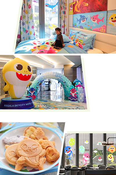 Baby Shark池畔套房住宿連BBQ晚餐，麗豪航天城酒店最Fin-credible派對體驗！