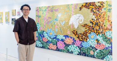 以現代花鳥繪重塑古典技藝：深沢 尚宏個人作品展《花鳥金語：Golden Whispers》@ 海港城